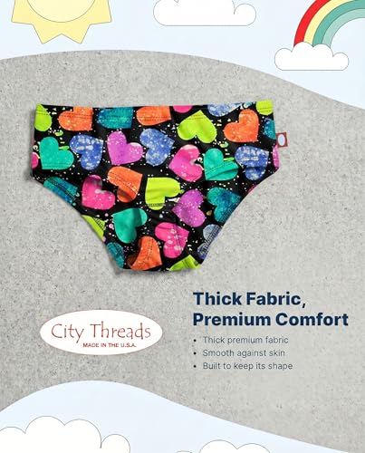 Image of City Threads Girls Bikini Bottoms Toddler Through Teen Sizes