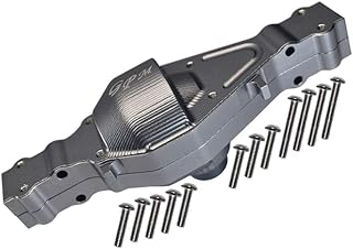 GPM for Tamiya 1/14 Truck Upgrade Parts Aluminum Rear Gear Box - 1 Set Gray Silver