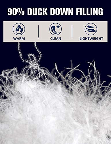 Camii Mia Kids Big Boys Puffer Vest Packable Lightweight Winter Coat Sleeveless Jacket Water Resistant Down Vest (Medium, Navy) #TOP4