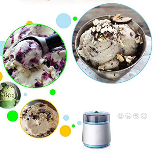 LTLCLZ Speiseeisbereiter Elektrischer Speiseeismaschine, Doppelblatt Rühren, Für Frozen Yoghurt, Sorbet Und EIS Für 3-4… – Bild 8