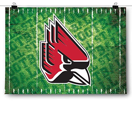 Inspired Posters - Ball State University - Football Decorative Wall Art Poster - Modern Home Decor - Motivational Posters - UV Print 8x10 Poster