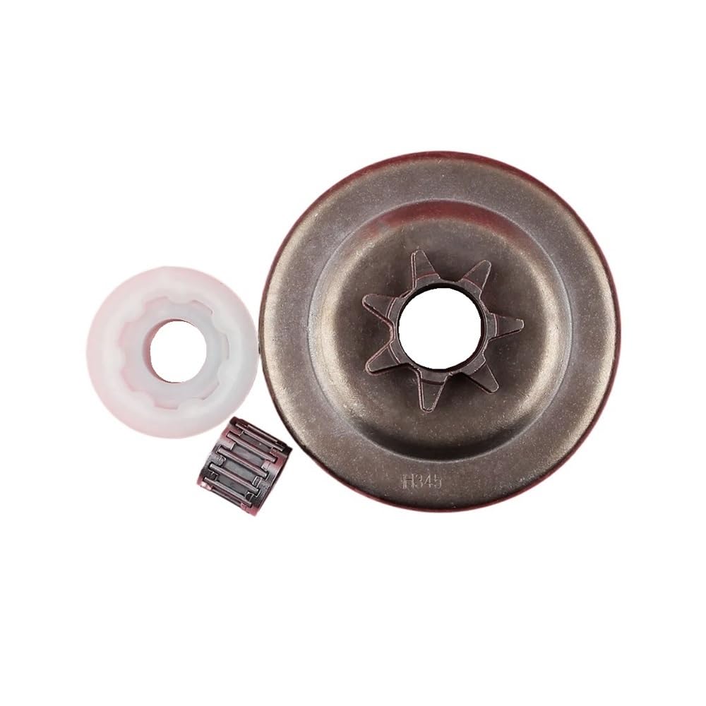 Adecuado for Hus 340 345 350 EPA 445 445E 450E Motosierra Embrague Tambor Cojinete de agujas Piñón sin fin Repuestos