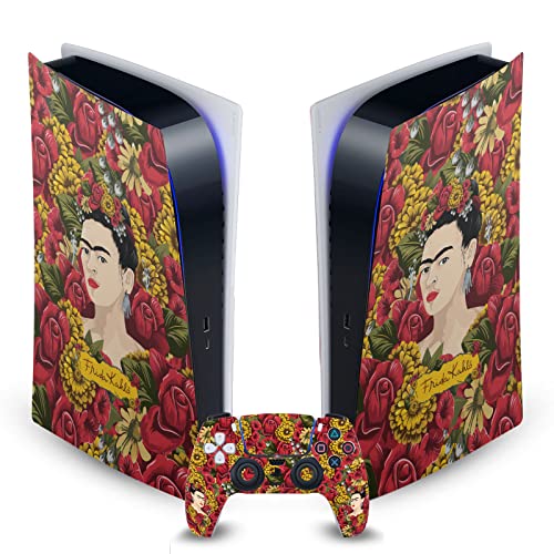 Vinyle Plaque Frontale PS5 Digital Autocollant Frida Kahlo