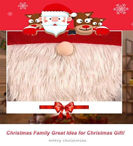 EXP-VISION-Christmas-Decor-Kitchen-Chair-Slip-Covers-Red-Chair-Back-Cover-Santa-Claus-Slipcovers-for-Holiday-Party-Festival-Kitchen-Dining-Room-Chairs-Tomte-Gnomes-2pcs EXP VISION Christmas Decor Kitchen Chair Slip Covers Red Chair Back Cover Santa Claus Slipcovers for Holiday Party Festival Kitchen Dining Room Chairs Tomte Gnomes 2pcs