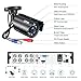 ZOSI H.265+ Home Security Camera System Outdoor Indoor, 8 Channel 5MP-Lite CCTV DVR Recorder and 4pcs Weatherproof Surveillance Bullet Camera,Night Vision,Remote Access,Motion Alerts (No HDD)