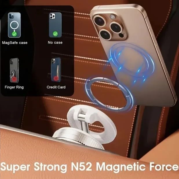 Universal Vacuum Suction Magnetic Bracket for iPhones and Androids, Model K007, Any Surface
