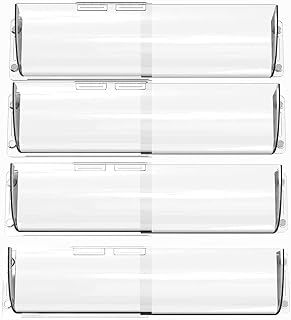 Adjustable Air Vent Deflector – 10” to 14” – Magnetic Floor Vent Covers for AC, Wall, Ceiling Registers with Strong Magnetic, 4 Pack