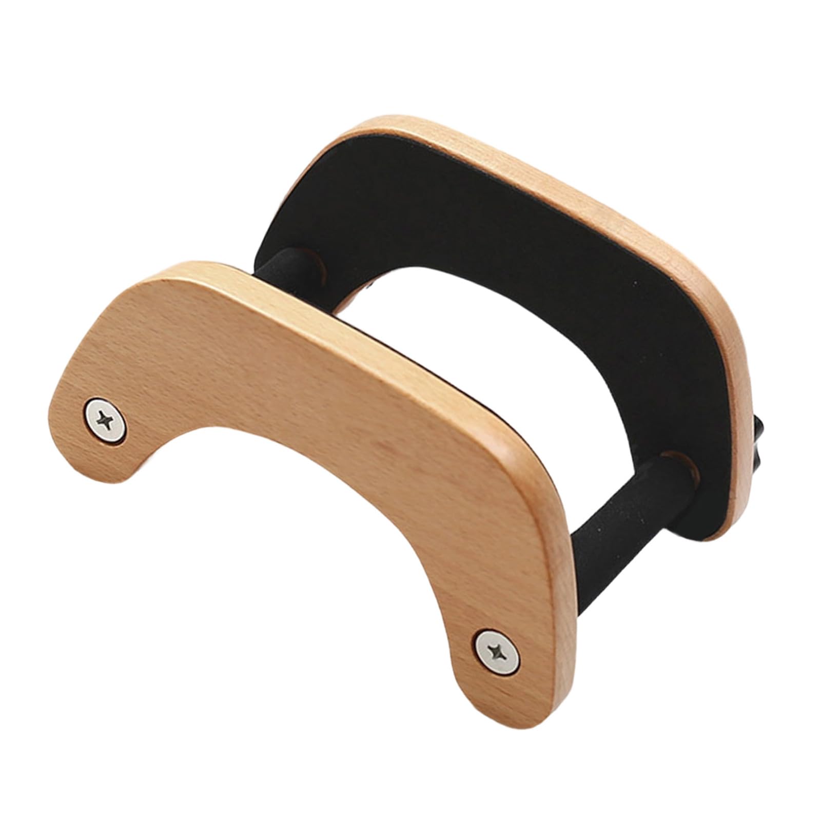 Msioytog Space Saving Wooden Guitar Display Stand Acoustic Instrument Storage Rack for Small Apartments and Compact Spaces Acoustic Guitar Stand