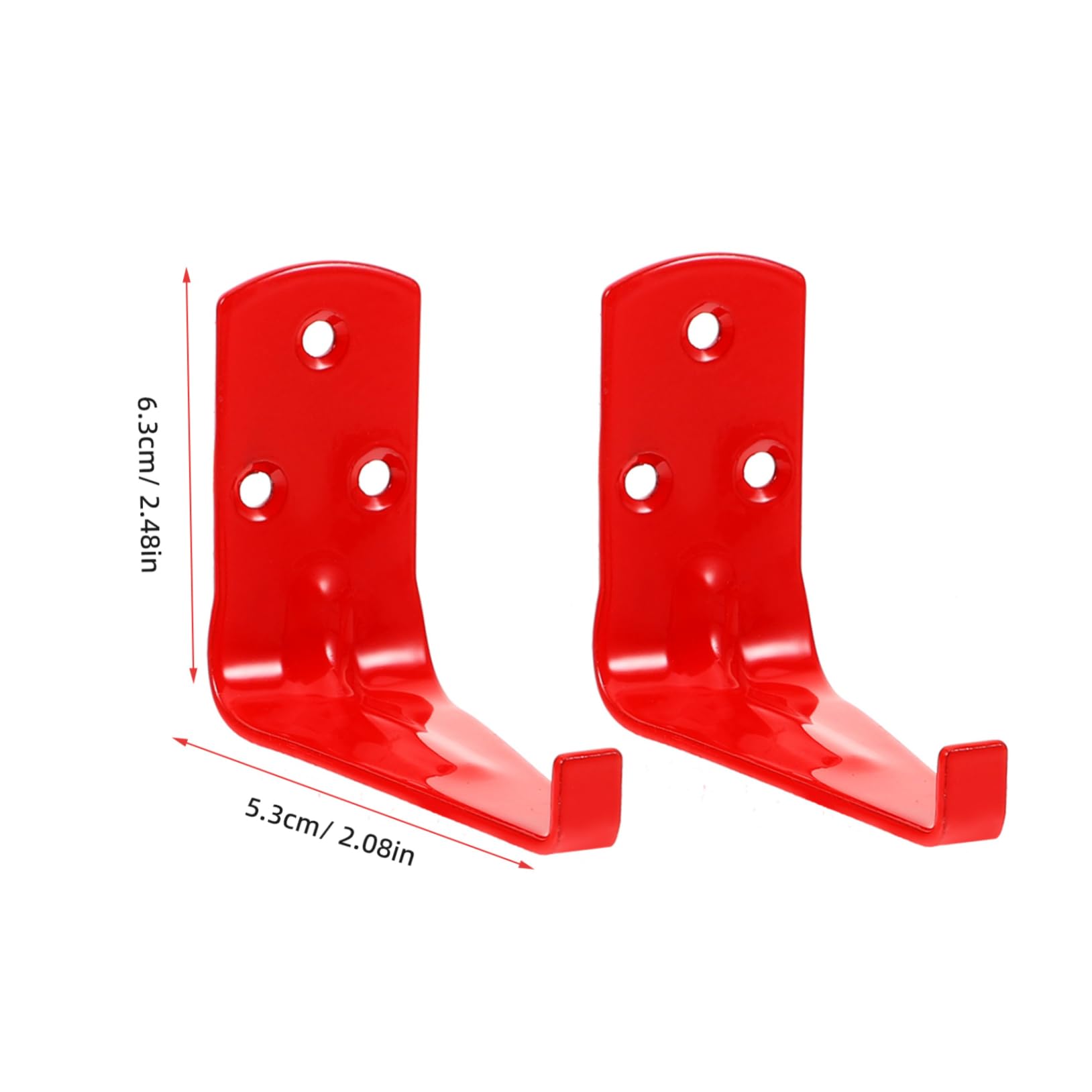SHINEOFI Gancho Para Extintor De Incendios Muro Sostiene Manos Primero Montado Soportes Para Extintores Soporte Universal Para Extintor Gancho Extintor Planchar Rojo 4 Piezas X 4