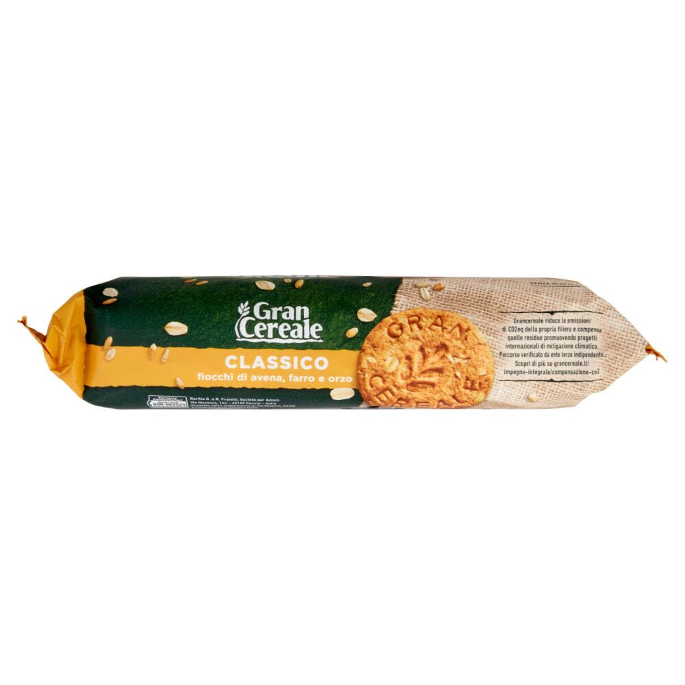Italian Gourmet – Gran Cereale Classico Biscuits aux céréales complètes, Avoine Farro & Orge, 6 x 500 g, Riches en fibres, Sans huile de palme, Snack petit-déjeuner + Italian Gourmet Polpa