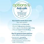 Dr. Brown’s Anti-Colic Options+ Kit de démarrage de bouteille à large neck, 9oz/270mL, avec niveau 3 Mamelon à débit moyen et doux 100% Sippy Spout en silicone, rose, BPA Gratuit. 6m+, paquet de 2