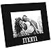 Americanflat Mom Picture Frame, Glass Front - Color Black - Fits Photos 4x6 Inches - Easel Back for Tabletop Display