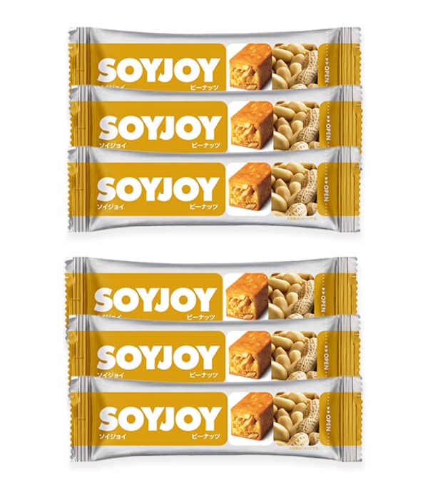 SOYJOY Peanut 30g(1.1oz) 6pcs GlutenFree High Protein Bar