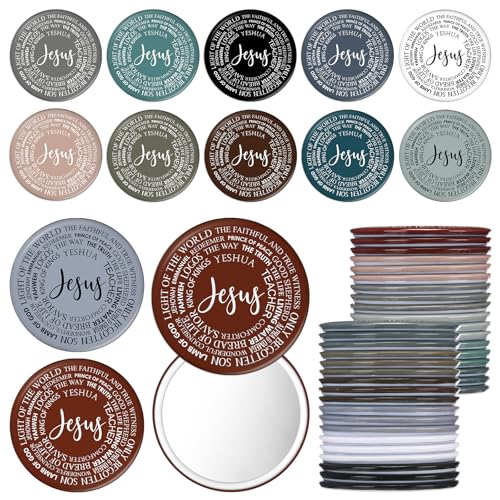 GlikCeil 36 espejos compactos redondos para maquillaje