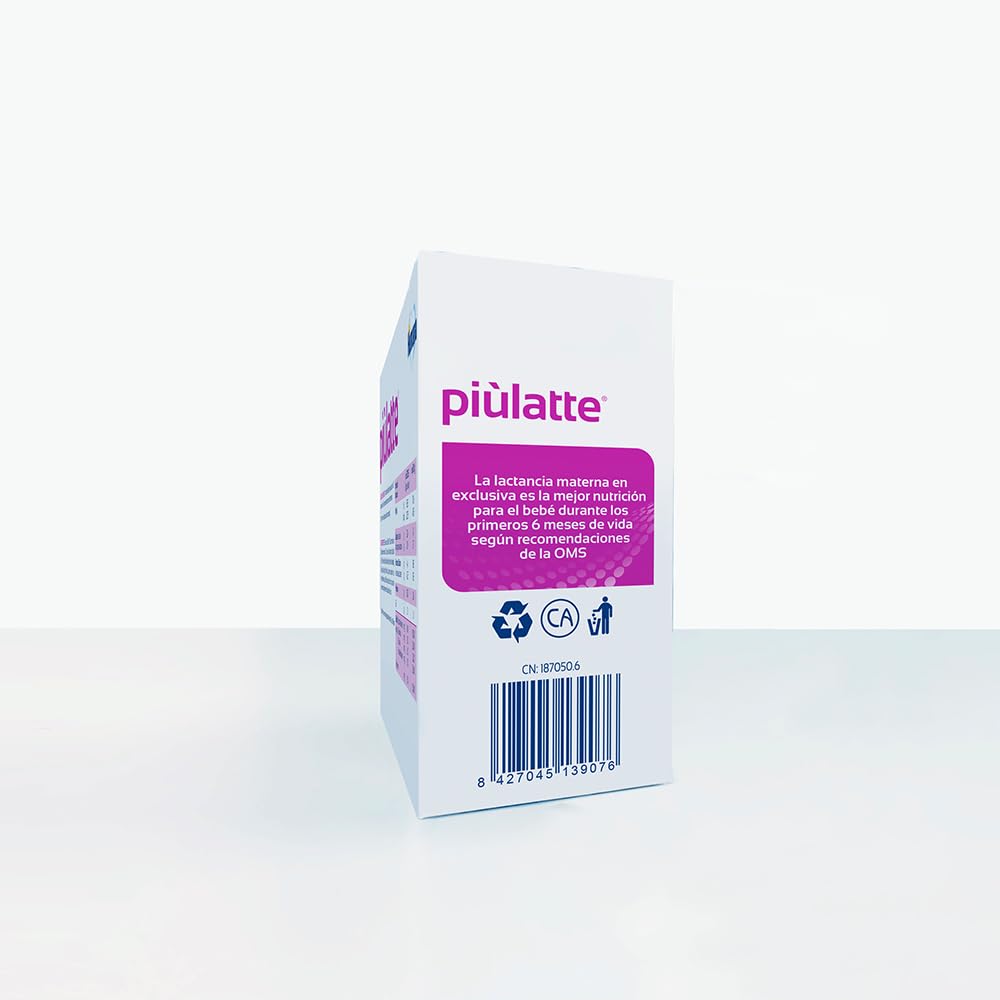 Humana Piùlatte, complemento alimenticio con extractos de hierbas para producción de leche materna, 14 sobres