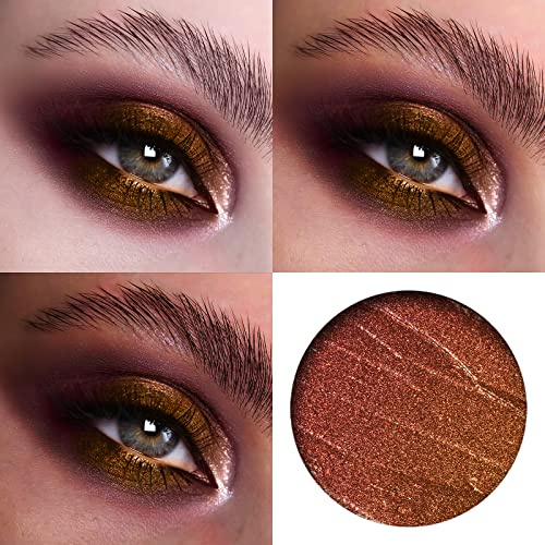Focallure Chameleon Cream Eyeshadow,Intense Color Shifting Creamy Eye Shadows,Highly Pigmented Metallic,Shimmer,Multi-Reflective Finishes,Dracula's Kiss #TOP1