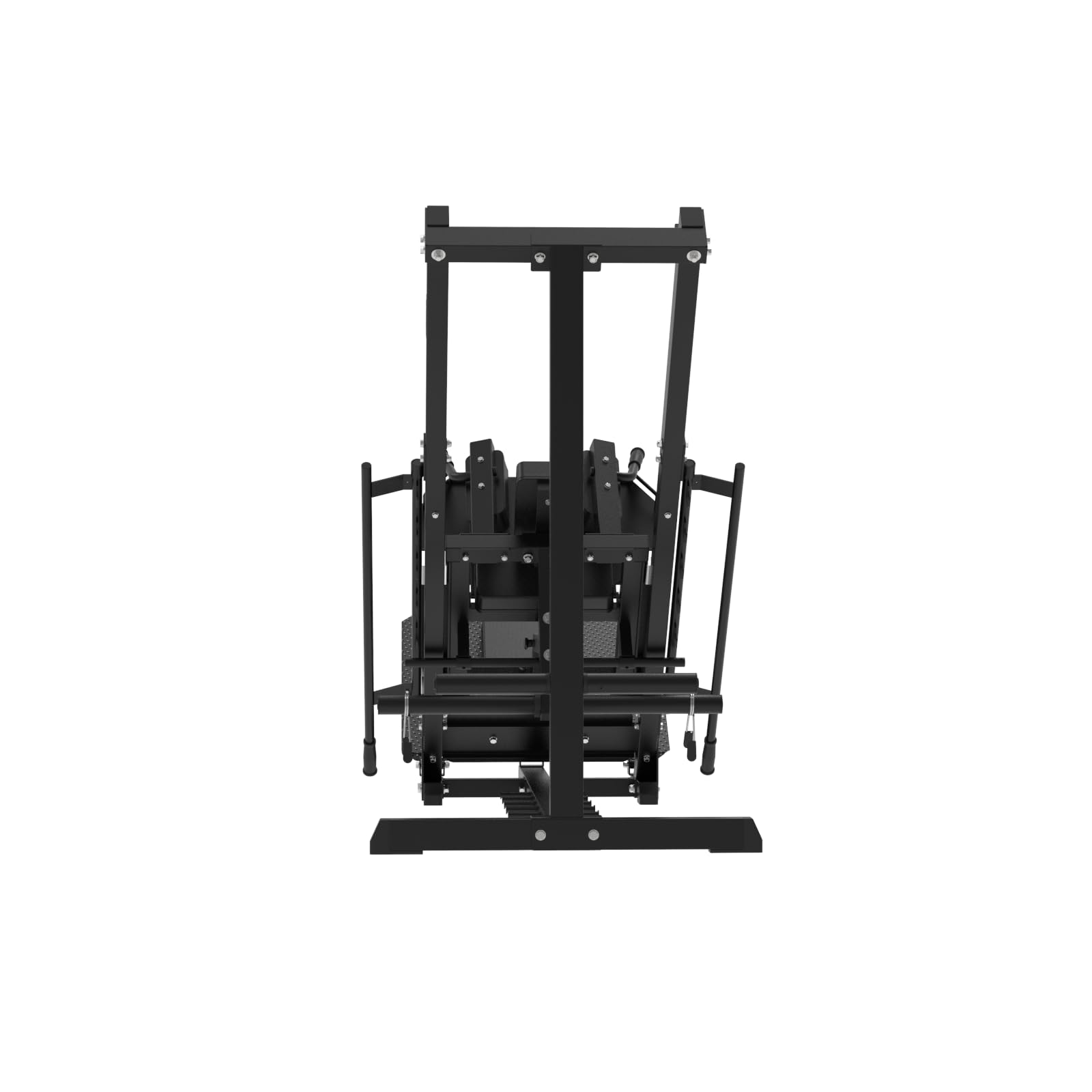 Bad Company Hackenschmidt Beinpresse 45 Grad I Hackenschmidt Maschine Beinpresse für Zuhause Muskelaufbau kompatibel mit Hantelscheiben 30 mm und/oder 50 mm I BCA-150
