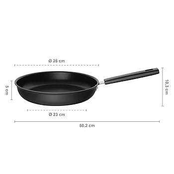 Amazon.com: Fiskars Frying Pan, dia: 28 cm, Suitable for all