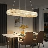 Gold Chandelier Modern Crystal Chandelier Light Fixture for Dining Room Chandeliers Ceiling Hanging...