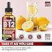 KTD BIOLABS B12 Sublingual 5000 mcg Drops - Made in USA - Vegan B12 Vitamins for Energy, Mood & Memory - Highly Bioavailable Sublingual Drops - Methylcobalamin for Women & Men - 2 fl. oz.