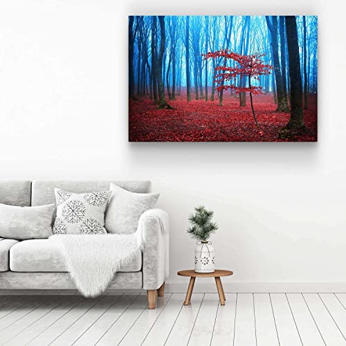 Startonight Quadro su Tela Nebbia Rossa, Grandi