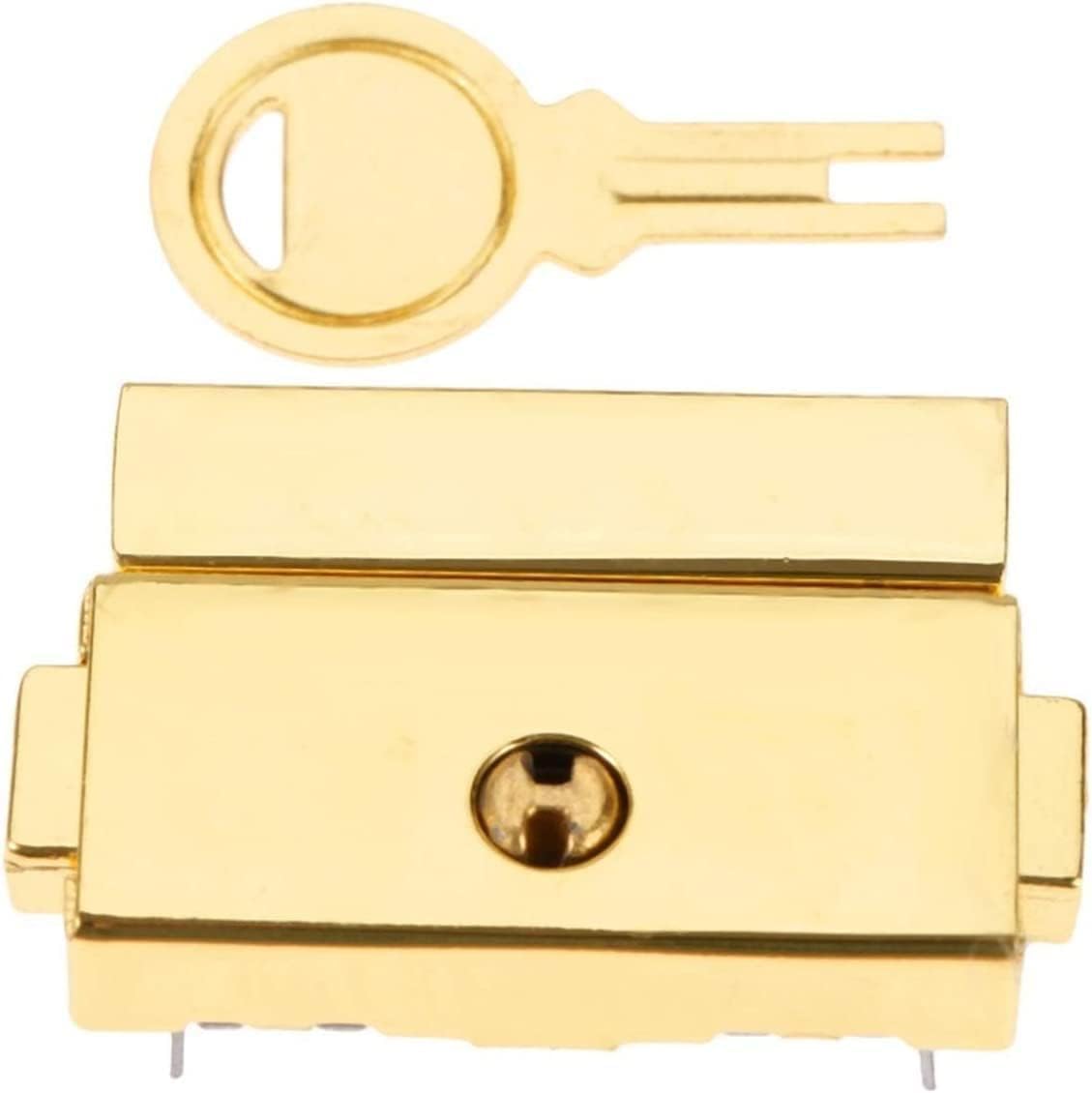 Hasps Latch, 2pcs 33 * 25mm, Zinc Alloy Lock Buckle, Used for Jewelry Suitcase, Buckle, Clasp, Vintage Hardware(Gold)