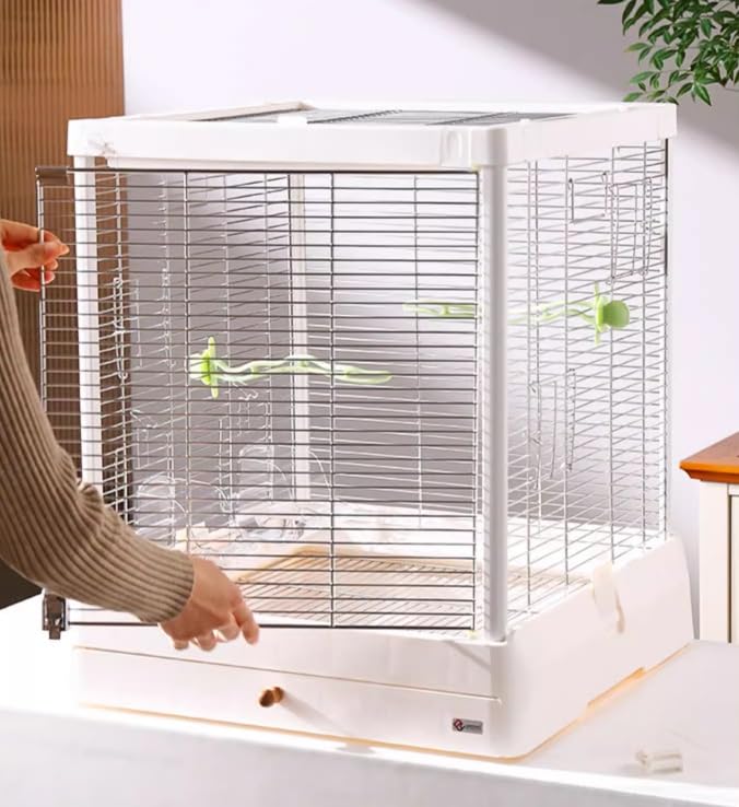 小型鳥用金属製飼育ケージ Amazon | 鳥かご 大型のインコケージ 金属オウムバードケージ