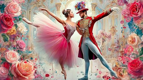 Puzzle de ballet de 1000 piezas, el regalo educativo perfecto para amantes de los retos difíciles