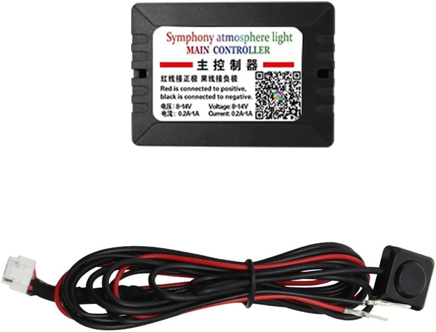 Dreamcolor Acrylic Interior Car Light Automotive Ambient Light Kits with APP Control 16 Million Color Fiber Optic Car LED Strip Light (Main Control Box)