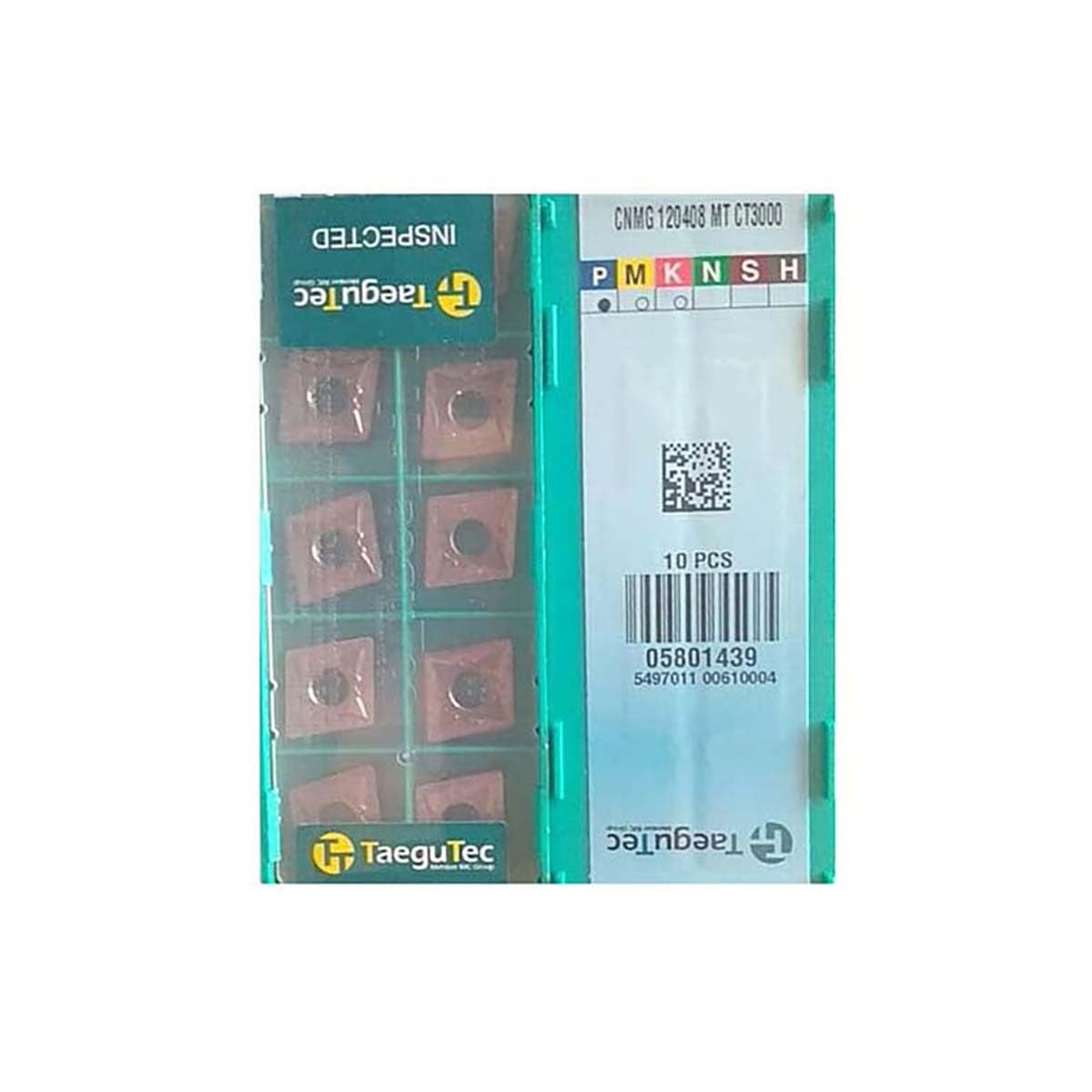 TaeguTec 100% Original CNMG CNMG12 CNMG1204 CNMG120408 MT CNMG120408-MT CT3000 Turning Insert