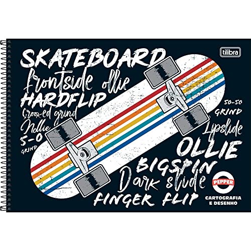 Caderno de Cartografia e Desenho PEPPER - 80 Folhas Mod 02