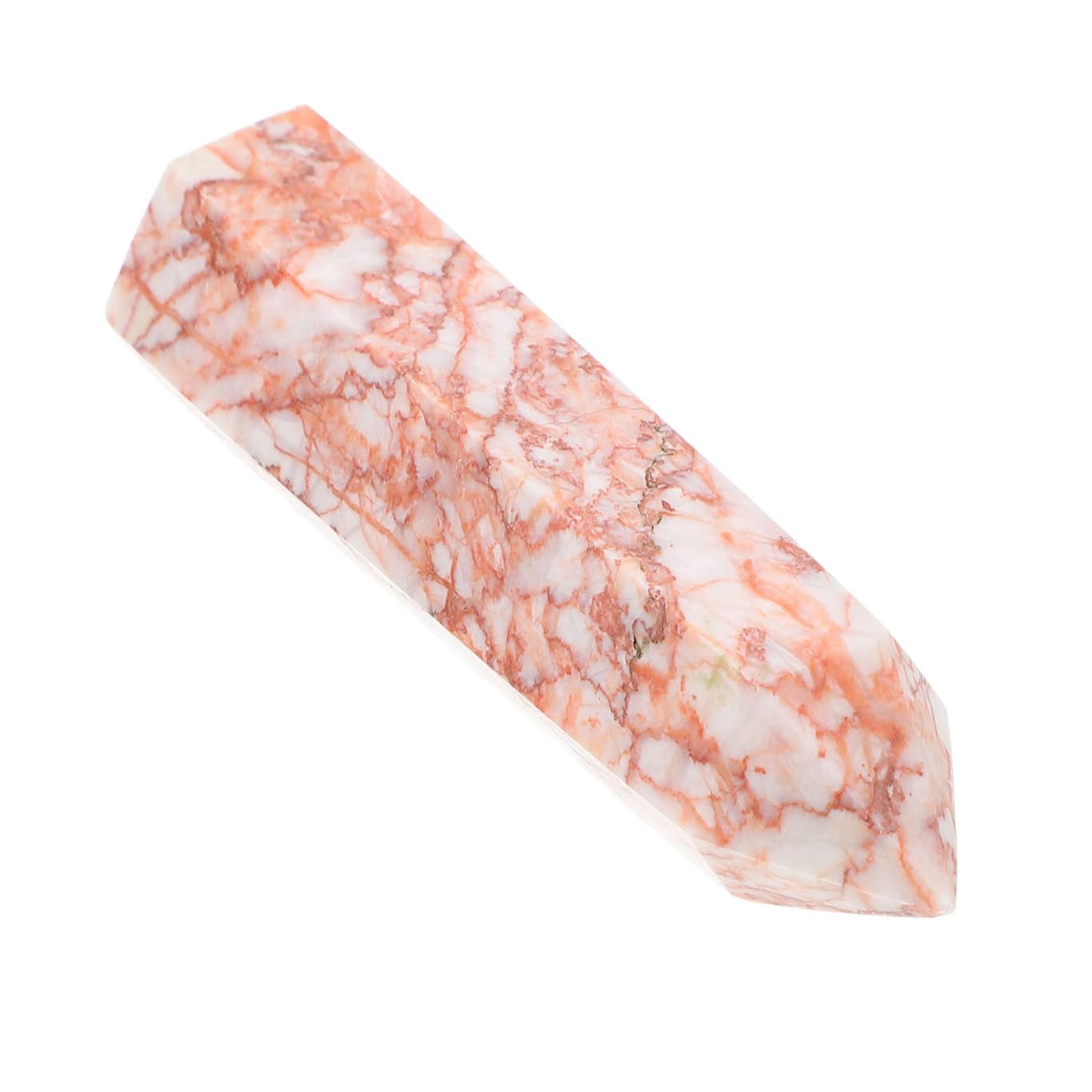 Columna hexagonal de piedra natural para mesa adornos de piedra artesanales