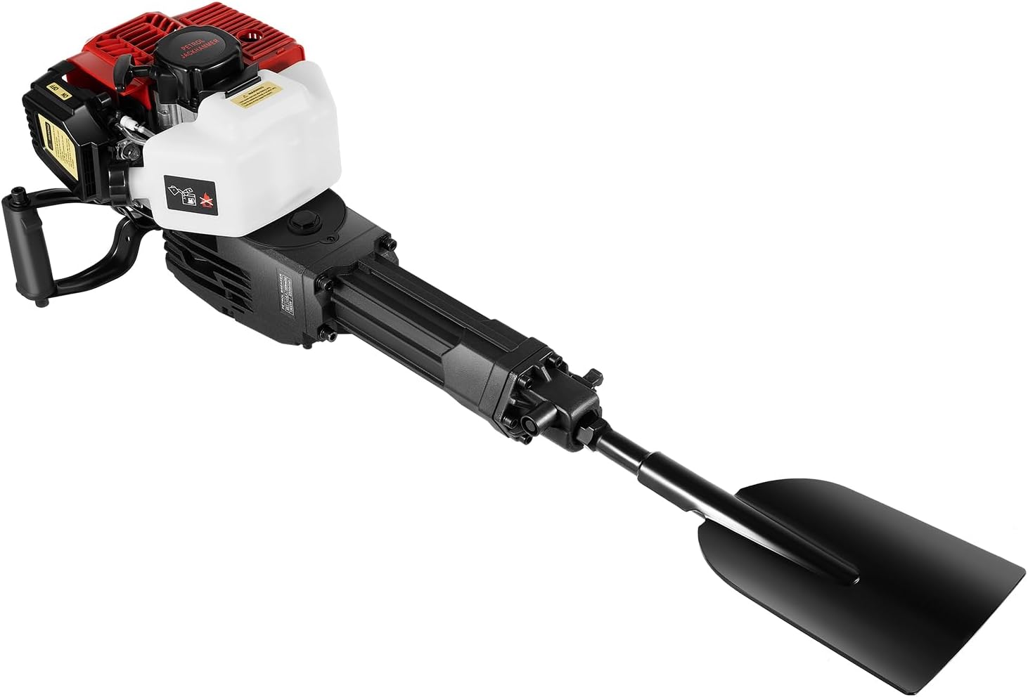 Tree Digger Machine Tree Digger 52CC 2 Stroke 1900W 6500RPM Gas Tree Planting Digging Machine Gasoline Planting Garden Tree Digger Shovel Gas Powered Garden Digger Tool Portable Trench Digger