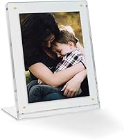 Vista 26 de ArtToFrames - Marco acrílico flotante para fotos de hasta 4x6 pulgadas (Marco completo es 8x10) con herrajes de montaje en pared de separación