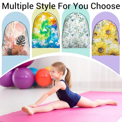 Image of Tie Dye Horse Grip Bags for Gymnasts Small Portable Drawstring Storage Pouch Bag Party Favor