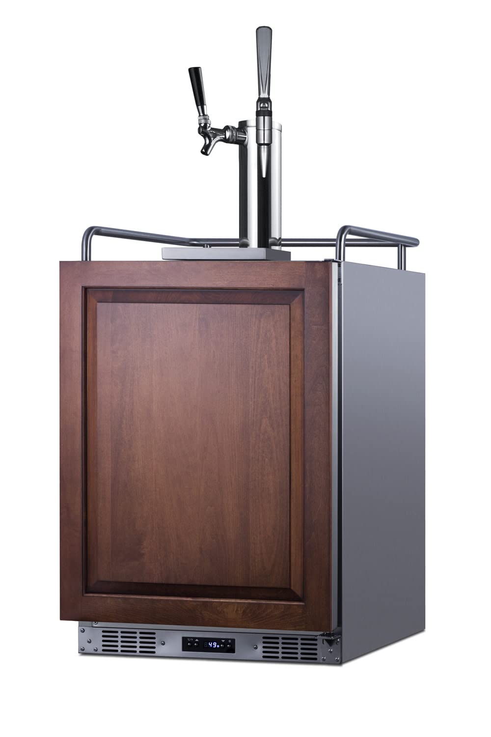 Summit Appliance Sbc682pnrcmtwin Panel Ready 24" Wide Built-In Cold Brew/Nitro Coffee Kegerator, Panel Not Included, 5.6 Cu.Ft. Interior, Dispenses Both Flat And Nitro Coffee, Dual Tap System on Fridge.com - View 6