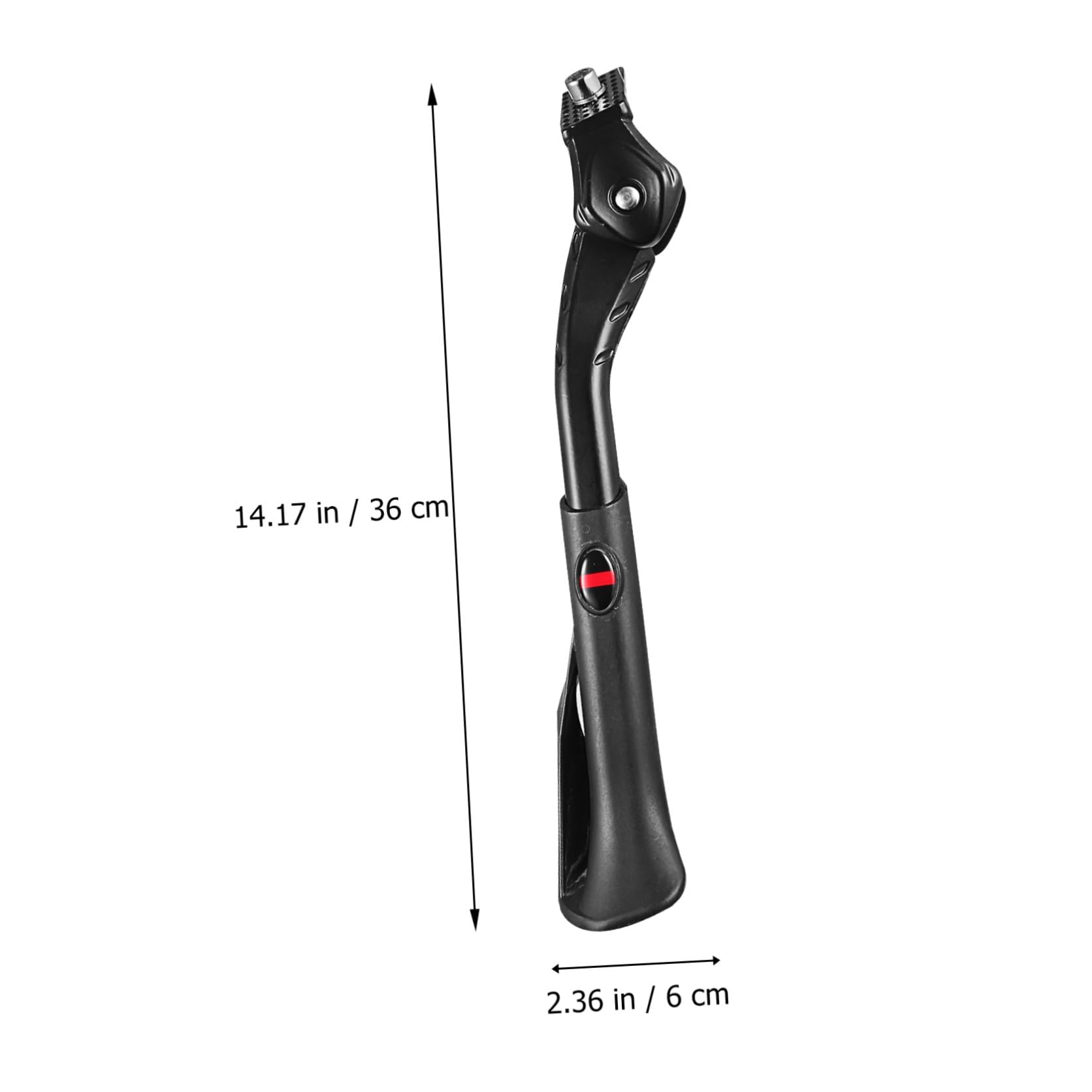 Béquille Vélo Réglable en Alliage D’aluminium, Noire