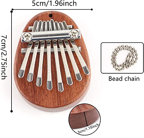AIEX 8 Touches Mini Kalimba Pouce Piano avec Lanière Pocket Thumb Piano Portable Mbira Finger Piano Cadeau pour Enfants… - Les Beatles, Paul McCartney, John Lennon, RIngo Starr, George Harrison AIEX 8 Touches Mini Kalimba Pouce Piano avec Lanière Pocket Thumb Piano Portable Mbira Finger Piano Cadeau pour Enfants… – Image 3