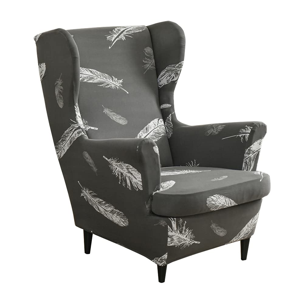 Housse de fauteuil 1 place élastique (Lot de 2) - Masquez l'usure et protégez vos fauteuils