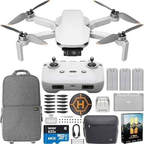 DJI Mini 4K Drone Quadcopter Fly More Combo Cover