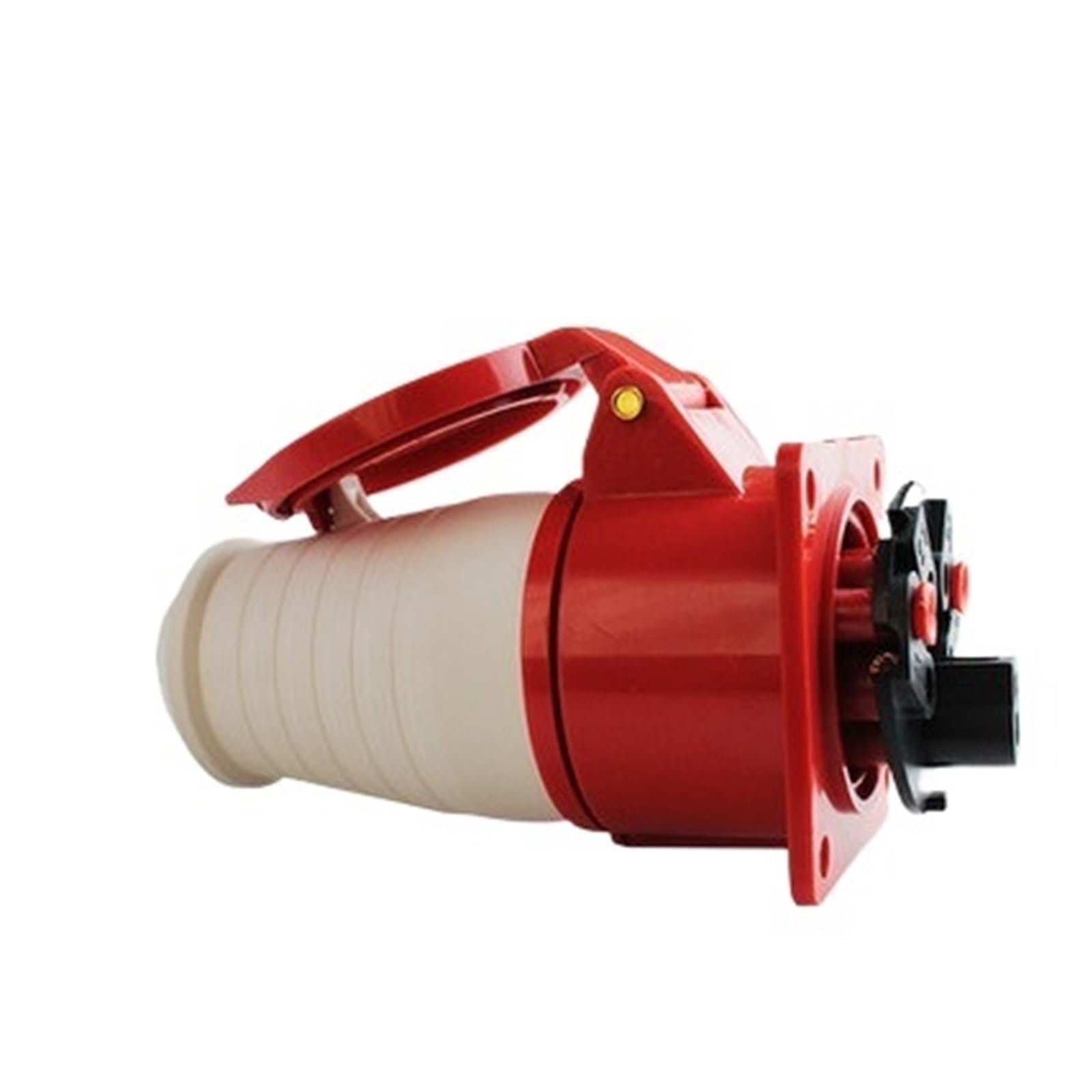 Conector industrial impermeable de 4 orificios contra cortes de energía de 16A