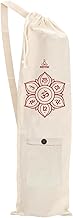 NETTIE Yoga mat Bag Cotton Carry Bag with Pocket, Strap & Drawstring for Yoga Mat - Chakra - Jumbo Size - Pack of 1