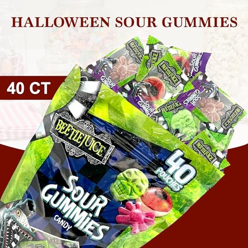 Caramelos Gummy Ácidos Beetle Juice Halloween 40 Unidades miniatura 4