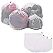 Sac à Linge,Lot de 4 Filet à Linge,Filet à Linge pour Machine a Laver avec Cordon de Serrage Filet de Lavage & Sacs de Lavage, de pour Chemisier, Soutien-gorge 、Lingerie、Draps Bébé, Chaussettes.