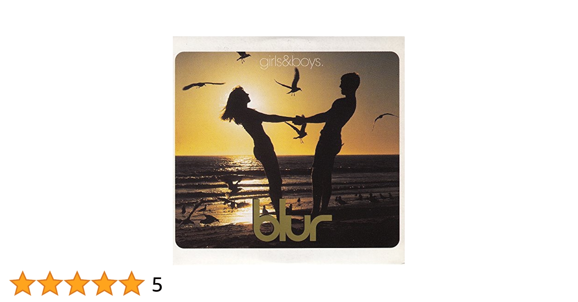blur girls & boys 12インチレコード BLUR / GIRLS & BOYS
