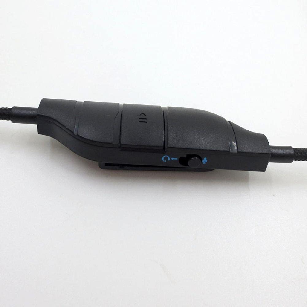 100 Hz-20 kHz 3,5 mm zamiennik słuchawek kabel audio przewód z regulacją głośności do zestawu słuchawkowego Logitech G633 G635 G933 G935
