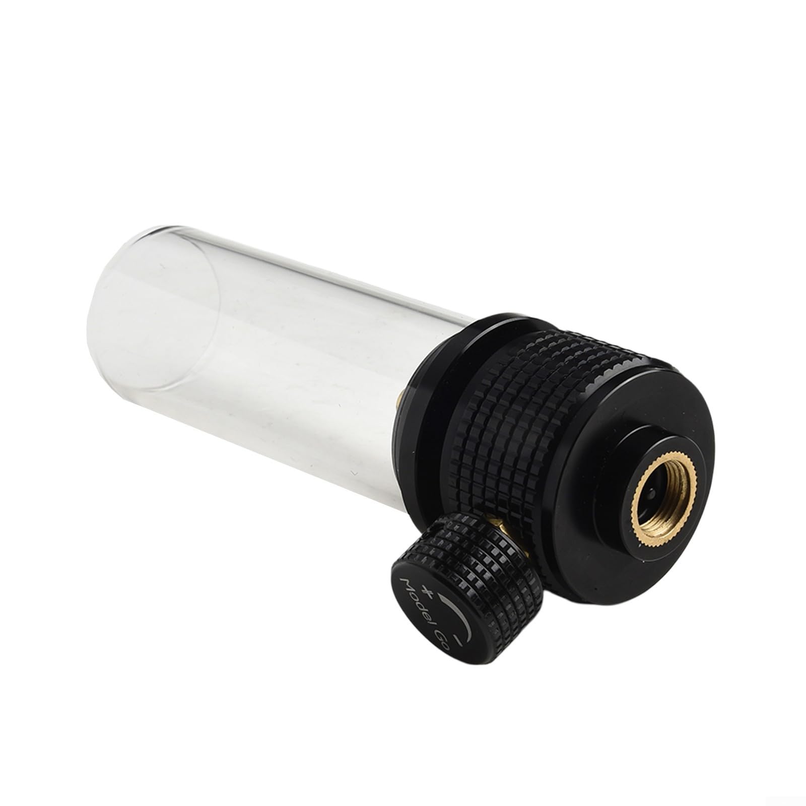 Gaslaterne für Camping und Wandern, Kupferventilkern mit spannungsstabilisierendem Design, 100 g Kapazität für längere Brenndauer, kompatibel mit Outdoor-Zeltlampen (Gaslampe, schwarz)