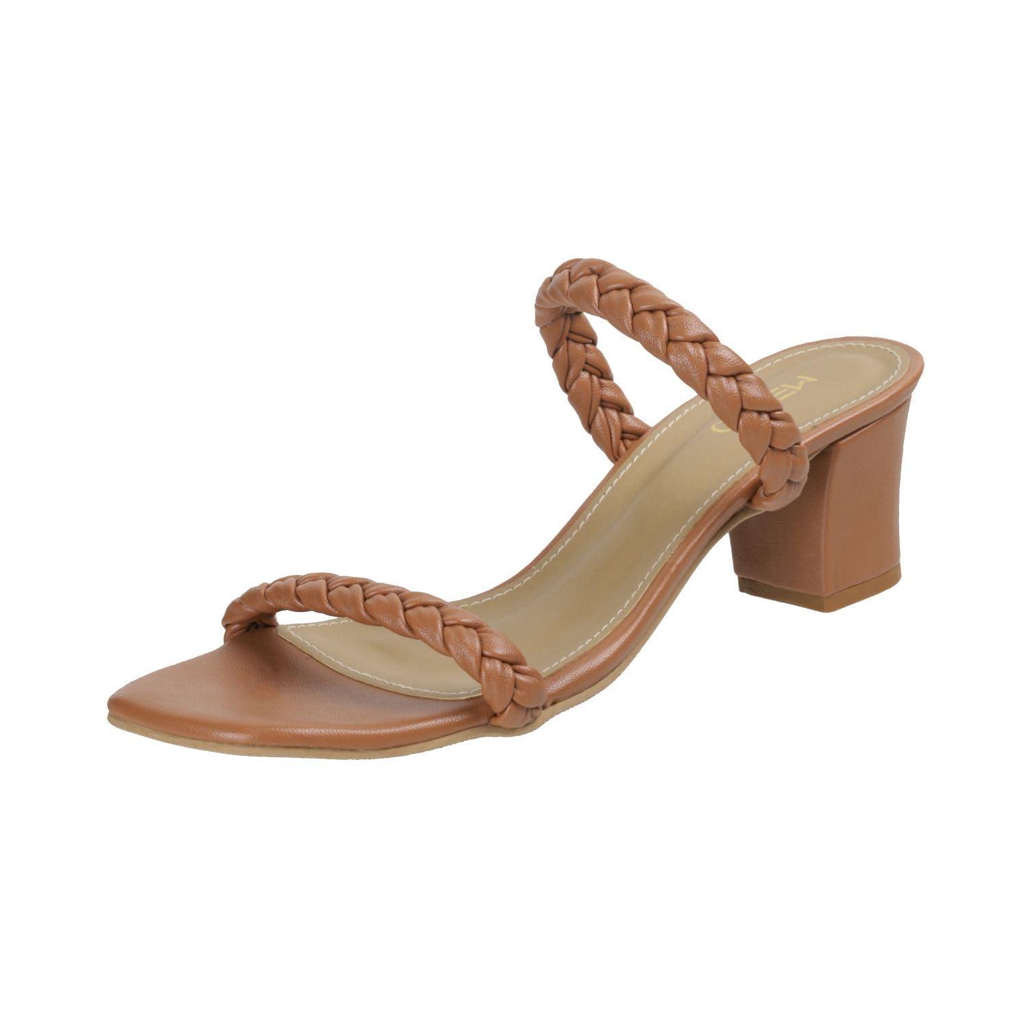 Metro Women Tan Synthetic Leather Block Heel Fashion Slip-on Sandal UK/3 EU/36 (40-2399) (B0CKXYD3DK) Amazon Price History, Amazon Price Tracker