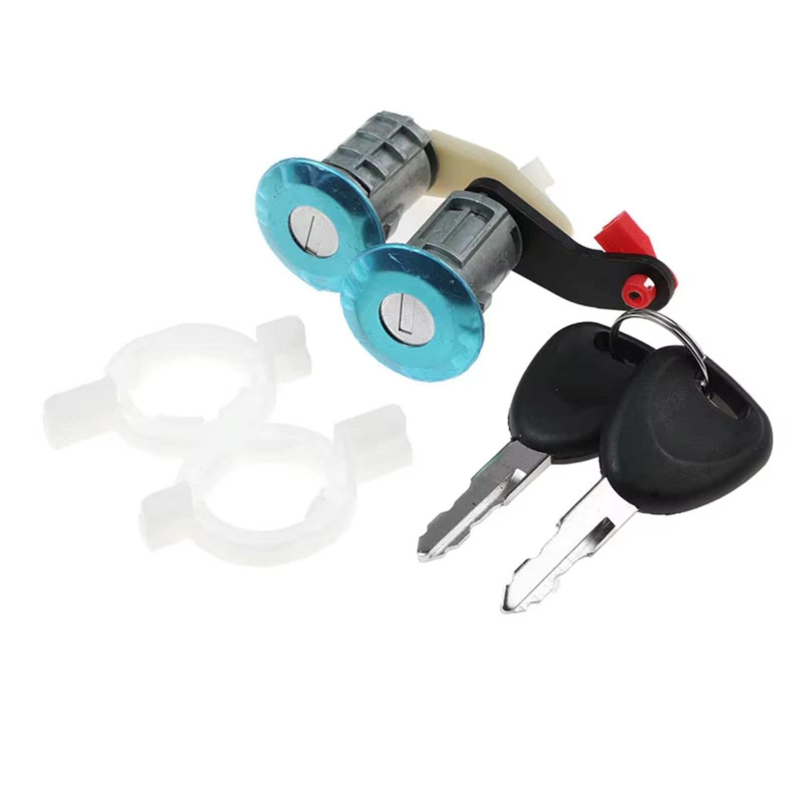 Feoosvx One Color For Master 1998-2016 7701470945 7701470944 Car Door Lock Barrel Cylinder With 2 Keys Door Lock Actuator Motor