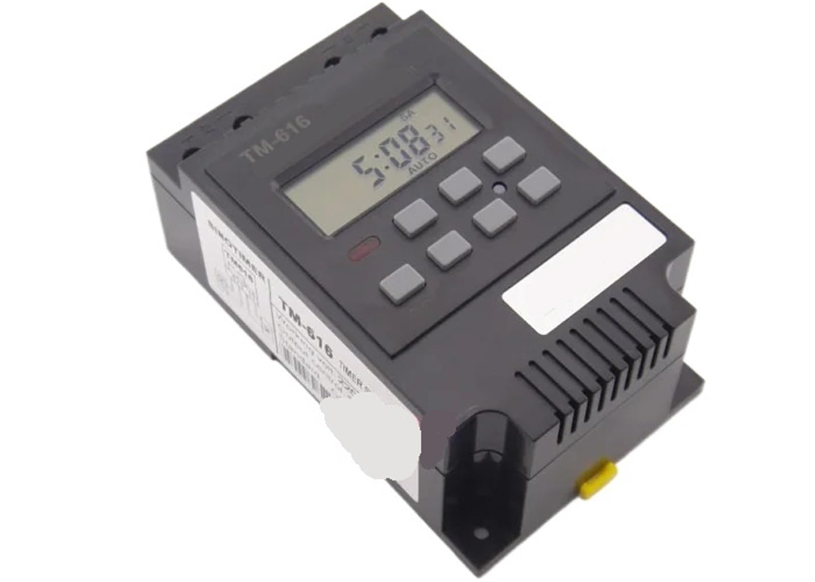 1 pz Relè temporizzato 30A ad Alto carico 7 Giorni Controllo Interruttore Timer Digitale 110 V 120 AC Montaggio su Guida DIN